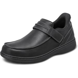 imageOrthofeet Mens Orthopedic Xavier HandsFree Slip On Casual ShoesBlack