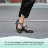imageOrthofeet Womens Orthopedic Leather Ella Mary Jane ShoesBlack