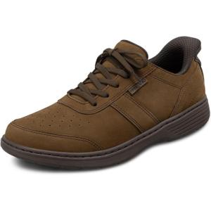 imageOrthofeet Mens Orthopedic Black Leather Pierre HandsFree Casual ShoeChocolate