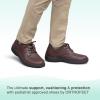 imageOrthofeet Gramercy Mens Dressy Oxford  Lace Shoes Brown  105 Wide