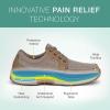 imageOrthofeet Mens Orthopedic Porto Canvas Casual ShoesBeige