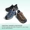 imageOrthofeet Mens Orthopedic Saturn HandsFree SlipOn SandalsBrown