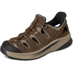 imageOrthofeet Mens Orthopedic Saturn HandsFree SlipOn SandalsBrown
