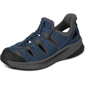 imageOrthofeet Mens Orthopedic Saturn HandsFree SlipOn SandalsNavy