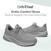imageOrthofeet Mens Orthopedic HandsFree Tilos SlipOn SneakersGreyGrey