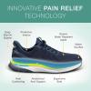 imageOrthofeet Mens Orthopedic HandsFree Tilos SlipOn SneakersNavy