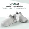 imageOrthofeet Mens Orthopedic HandsFree Tilos SlipOn SneakersWhite