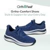 imageOrthofeet Womens Orthopedic HandsFree Nira SlipOn SneakersIndigo
