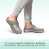 imageOrthofeet Womens Orthopedic Stretch Knit Louise SlippersTaupe