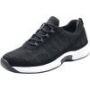 imageOrthofeet Mens Orthopedic Knit Lava SneakersBlack