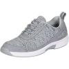 imageOrthofeet Mens Orthopedic Knit Lava SneakersGrey