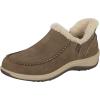 imageOrthofeet Womens Orthopedic Leather Lorin HandsFree SlipperLight Brown