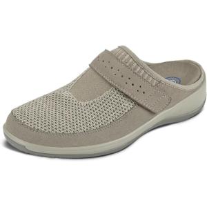 imageOrthofeet Womens Orthopedic Stretch Knit Louise SlippersTaupe