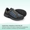 imageOrthofeet Mens Orthopedic Waterproof Avalon Hiking ShoesGrey