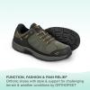 imageOrthofeet Mens Orthopedic Waterproof Avalon Hiking ShoesOlive
