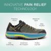 imageOrthofeet Mens Orthopedic Waterproof Avalon Hiking ShoesOlive
