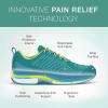 imageOrthofeet Womens Athletic Walking Shoes with Orthopedic Arch Support for Foot Pain Relief  Coral