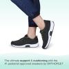 imageOrthofeet Womens Orthopedic Knit Coral SneakersBlack