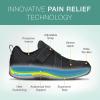 imageOrthofeet Womens Orthopedic Knit Elba SlipOn SneakersBlack