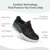 imageOrthofeet Womens Orthopedic Knit Wander HandsFree SneakersBlack