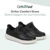 imageOrthofeet Womens Orthopedic Knit Wander HandsFree SneakersBlack