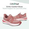 imageOrthofeet Womens Orthopedic Naya Slip On SneakersRed
