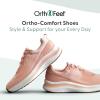 imageOrthofeet Womens Orthopedic Relay Running Shoe for Foot Pain ReliefPeach