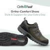 imageOrthofeet Womens Orthopedic Waterproof Sneakers MoraviaKhaki Waterproof