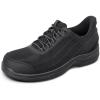 imageOrthofeet Mens Orthopedic Fabric Onyx Work ShoeBlack