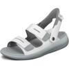 imageOrthofeet Womens Orthopedic WaterFriendly Calypso HandsFree SlipOn SandalsWhite