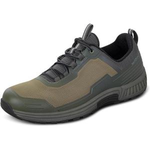 imageOrthofeet Mens Orthopedic Waterproof Cascade Hiking ShoesOlive