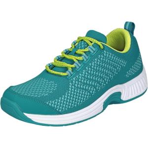 imageOrthofeet Womens Athletic Walking Shoes with Orthopedic Arch Support for Foot Pain Relief  Coral