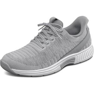 imageOrthofeet Womens Orthopedic Knit Kita HandsFree SneakersGrey