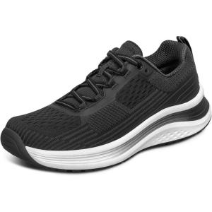 imageOrthofeet Womens Orthopedic Relay Running Shoe for Foot Pain ReliefBlack