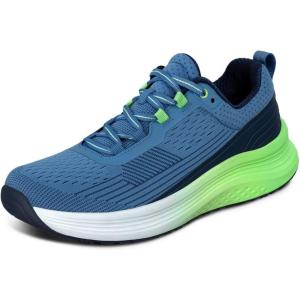 imageOrthofeet Womens Orthopedic Relay Running Shoe for Foot Pain ReliefBlueGreen