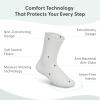 imageOrthofeet Extra Roomy NonBinding NonConstrictive Circulation Seam Free Socks 3 PackWhite