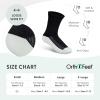 imageOrthofeet Padded Sole NonBinding NonConstrictive Circulation Seam Free Socks 3 PackBlack