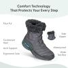 imageOrthofeet Womens Orthopedic Alps Waterproof Winter BootsBlack