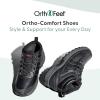 imageOrthofeet Womens Orthopedic Outdoor Boots with Arch Support DeltaBlack Waterproof