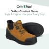 imageOrthofeet Womens Orthopedic Quartz HandsFree Work Boots with Safety ToeWheat