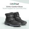 imageOrthofeet Womens Orthopedic Waterproof Winter Boot with Arch Support FlorenceWaterproof Black