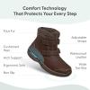 imageOrthofeet Womens Orthopedic Waterproof Winter Boot with Arch Support FlorenceWaterproof Brown