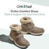 imageOrthofeet Womens Orthopedic Waterproof Winter Boot with Arch Support FlorenceWaterproof Taupe