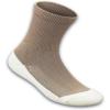 imageOrthofeet Padded Sole NonBinding NonConstrictive Circulation Seam Free Socks 3 PackBrown