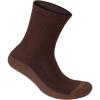 imageOrthofeet Padded Sole NonBinding NonConstrictive Circulation Seam Free Socks Dark Brown 3 PackDark Brown