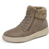 imageOrthofeet Womens Orthopedic Faux Fur Elin Boots for Foot Pain ReliefTaupe