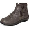 imageOrthofeet Womens Orthopedic Leather Heidi BootTaupe