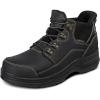 imageOrthofeet Womens Orthopedic Quartz HandsFree Work Boots with Safety ToeBlack
