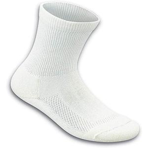 imageOrthofeet Padded Sole NonBinding NonConstrictive Circulation Seam Free Socks 3 PackWhite