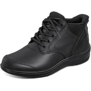 imageOrthofeet Womens Orthopedic Leather HandsFree Rosel BootBlack